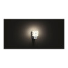 [Caja abierta] Philips Hue - lámpara de pared - bombilla LED - E27 - 9.5 W - luz blanca cálida - inox