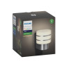 [Caja abierta] Philips Hue - lámpara de pared - bombilla LED - E27 - 9.5 W - luz blanca cálida - inox