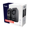 Trust 17595 - Altavoces 2.0 Conector USB Mod Remo 16W Negros | APLIUM
