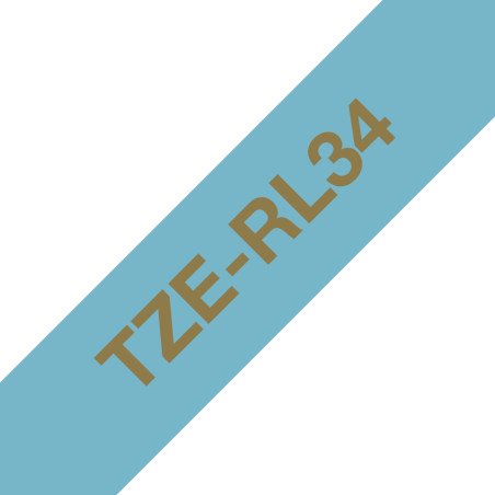 Tape/12mm gold on light blue