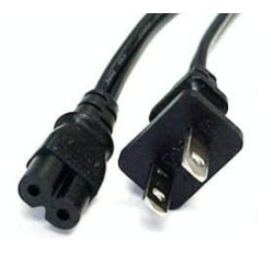 US 2-pin power cord for