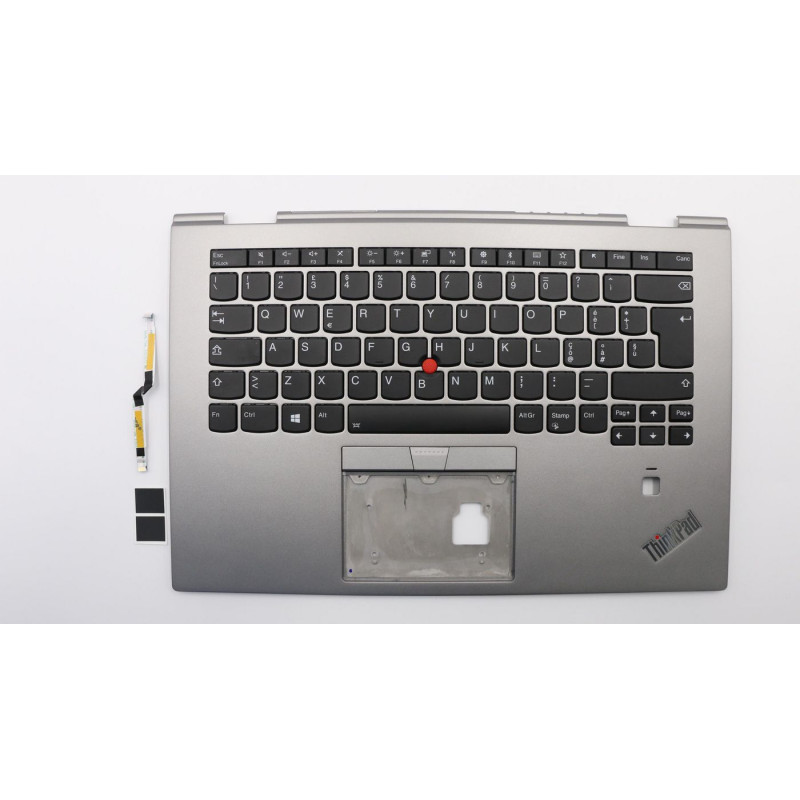 Silver keyboard cover for