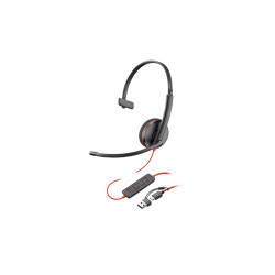 HP POLY - Poly Blackwire C3225 Top 7S4M7AA conector de 3.5mm | APLIUM