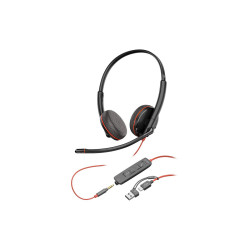 HP POLY - Poly Blackwire C3225 Top 7S4M7AA conector de 3.5mm | APLIUM