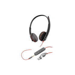 HP POLY - Poly Blackwire C3225 Top 7S4M7AA conector de 3.5mm | APLIUM