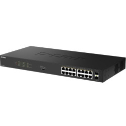DGS-1018P/E - D-link Switch PoE 16XGE + 2XSFP Unmanaged | APLIUM