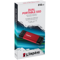 SPSD/512GB - Disco Externo SSD Kingston Dual Portable SSD | APLIUM