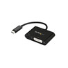 USB-C to DVI Adapter with USB PD Black