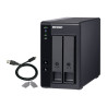 Qnap TR-002 - 2BAY Exp Unit / Das 1X USB 3.1 GEN2 Type C In | APLIUM
