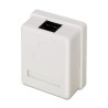 Roseta Surface RJ45 CAT.6 Utp 1 Toma White | APLIUM