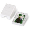 Roseta Surface RJ45 CAT.6 Utp 1 Toma White | APLIUM