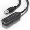Cable Alargador USB 2.0 Aisens A101-0916/ USB Macho - USB He | APLIUM