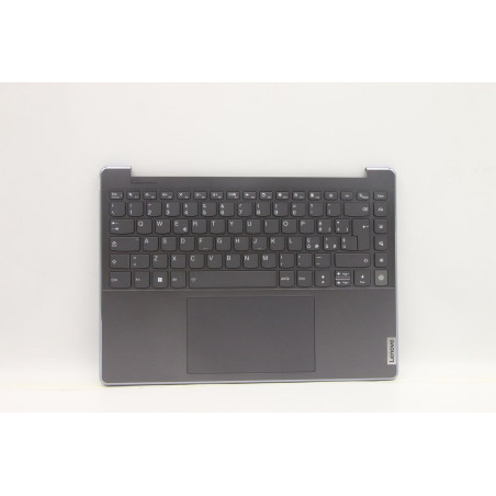 Grey upper case keyboard