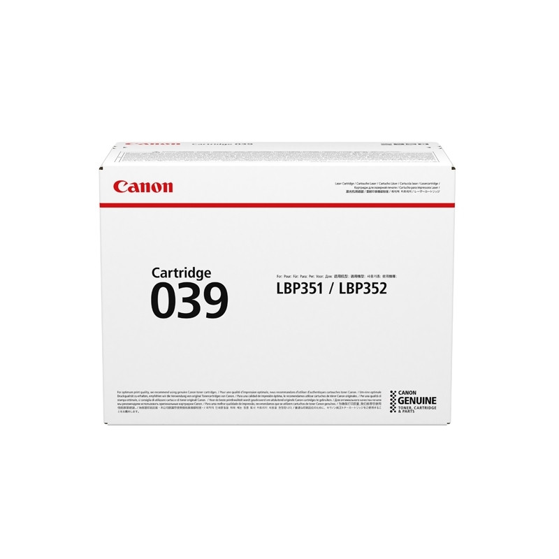 Toner/039 LBP Cartridge BK
