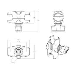 RAM Mounts RAM-B-201U-A — vista 3