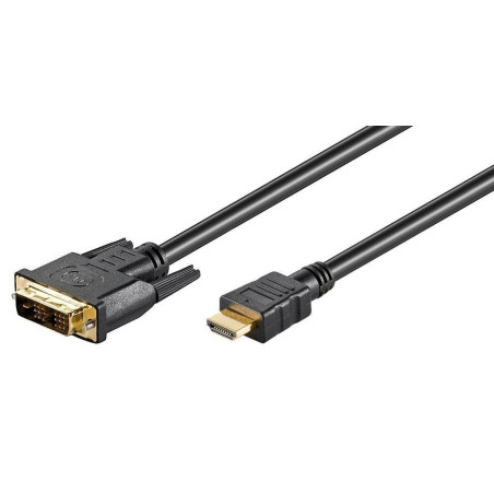 HDMI 19 - DVI-D 18+1 1.5m M-M