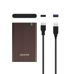 Caja Externa para Disco Duro de 2.5" Aisens ASE-2525BWN/ USB | APLIUM