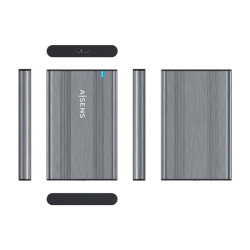Caja Externa para Disco Duro de 2.5" Aisens ASE-2526GR/ USB | APLIUM