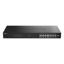 16 Ports GE PoE 30W+2 Ports SFP Unman