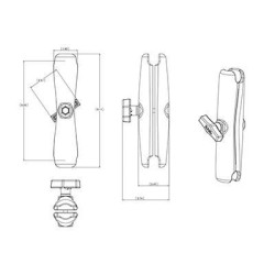 RAM Mounts RAM-201U-D — vista 3