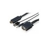 1m VGA to HDMI cable converter w USB pwr