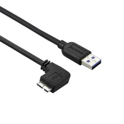0.5m 50cm Slim Micro USB 3.0 Cable - M/M