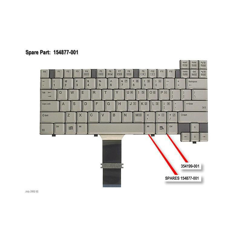 US layout keyboard without