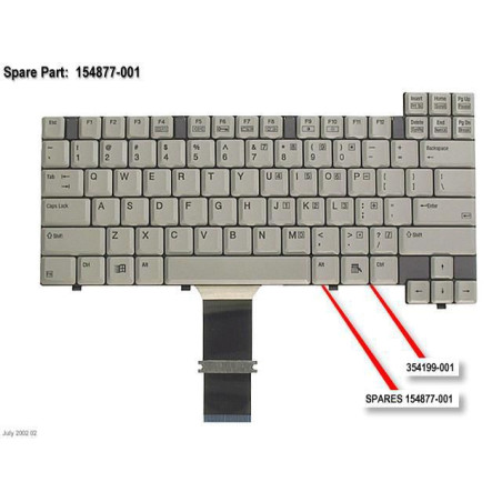 US layout keyboard without