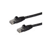 23m Black Snagless Cat6 UTP Patch Cable