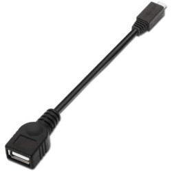 Cable USB 2.0 Nanocable 10.01.3500/ MicroUSB Macho - USB Hem | APLIUM