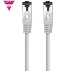 Cable de Red RJ45 SSTP Nanocable 10.20.2002 Cat.8.1/ 2m/ Gri | APLIUM