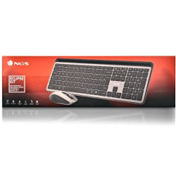 Teclado y Ratón Inalámbricos NGS Eclipse KIT | APLIUM