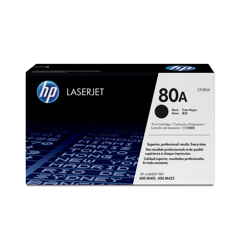 HP Toner/80A Black LaserJet TonerCart