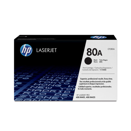HP Toner/80A Black LaserJet TonerCart