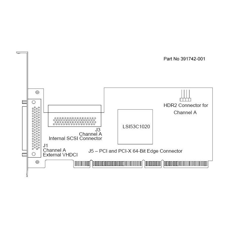 64-bit SCSI controller board,