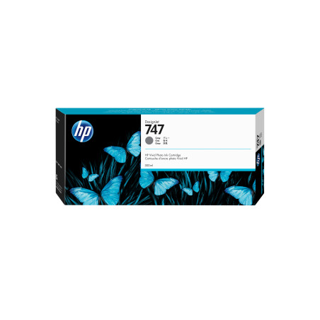 HP 747 Gray Ink Cartridge