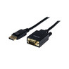 6 ft DisplayPort to VGA Cable - M/M