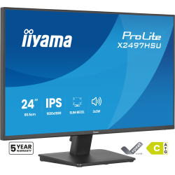 iiyama X2497HSU-B1 24" IPS LCD with 4-si