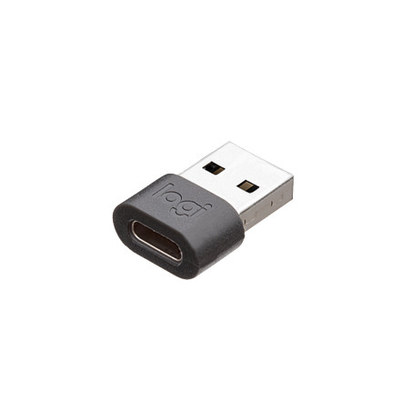 Logi Zone Wired USB-A Adapter GRAPHITE W
