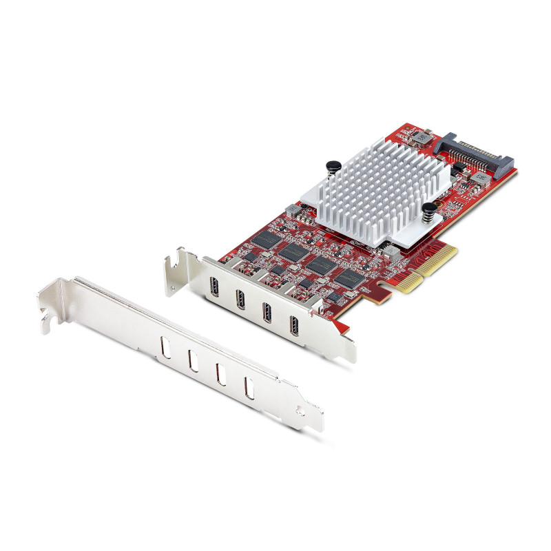 4-Port USB Type-C PCIe Card USB-C 10Gb