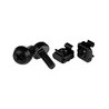 M5 Screws+Cage Nuts - 50 Pack Black