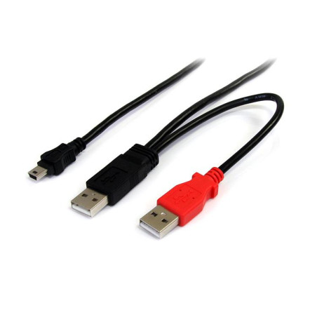 3 ft USB Y Cable for External Hard Drive