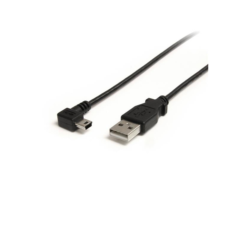 3 ft USB to Right Angle Mini USB Cable