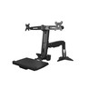 Sit Stand Dual Monitor Arm - Adjustable