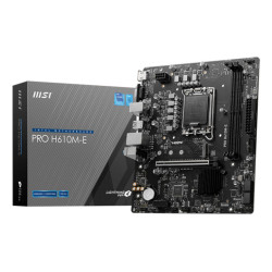 MSI PRO H610M-E Intel H610 LGA 1700 micro ATX | APLIUM