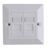 CAT6 Faceplate Dual Gang UK