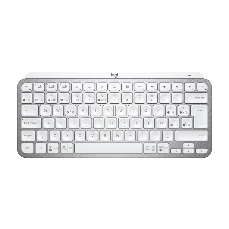 MX Keys Mini Wless Illumi Grey KBD ES