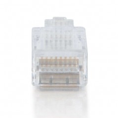 C2G 88121, RJ-45, Blanco, Plástico, Oro, 43 g, 25 pieza(s)