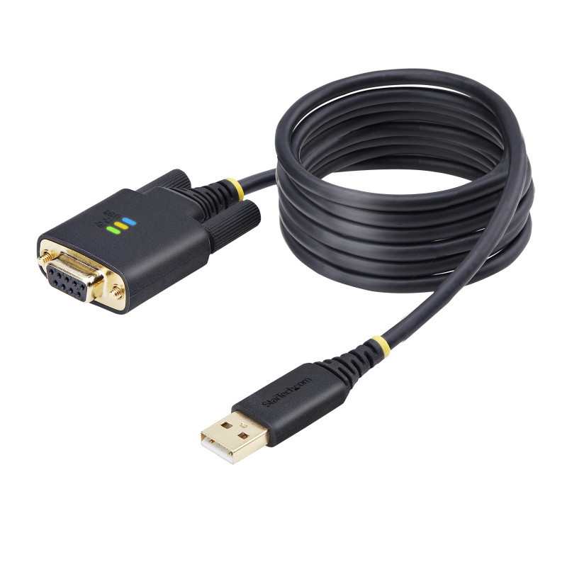 6.6ft/2m USB to Null Modem Serial Cable