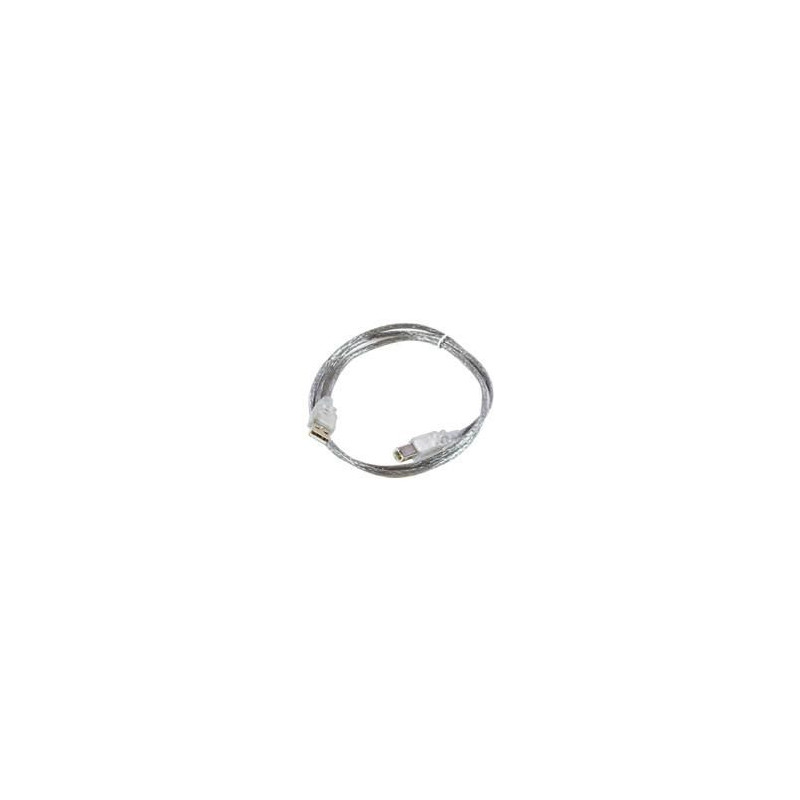 USB2.0 A-B 5m M-M,Transparent